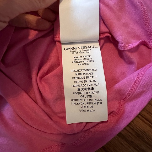 Versace slogan-print T-shirt (New) - Picture 6 of 9